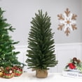 thumbnail image 1 of Northlight 1.5 FT Traditional Scottsdale Mini Pine Artificial Christmas Tree with Burlap, Unlit, 1 of 5