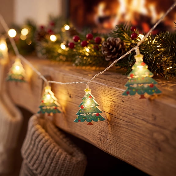 Northlight LED Christmas Tree Lights - Warm White - 4.75' Clear Wire - 10ct