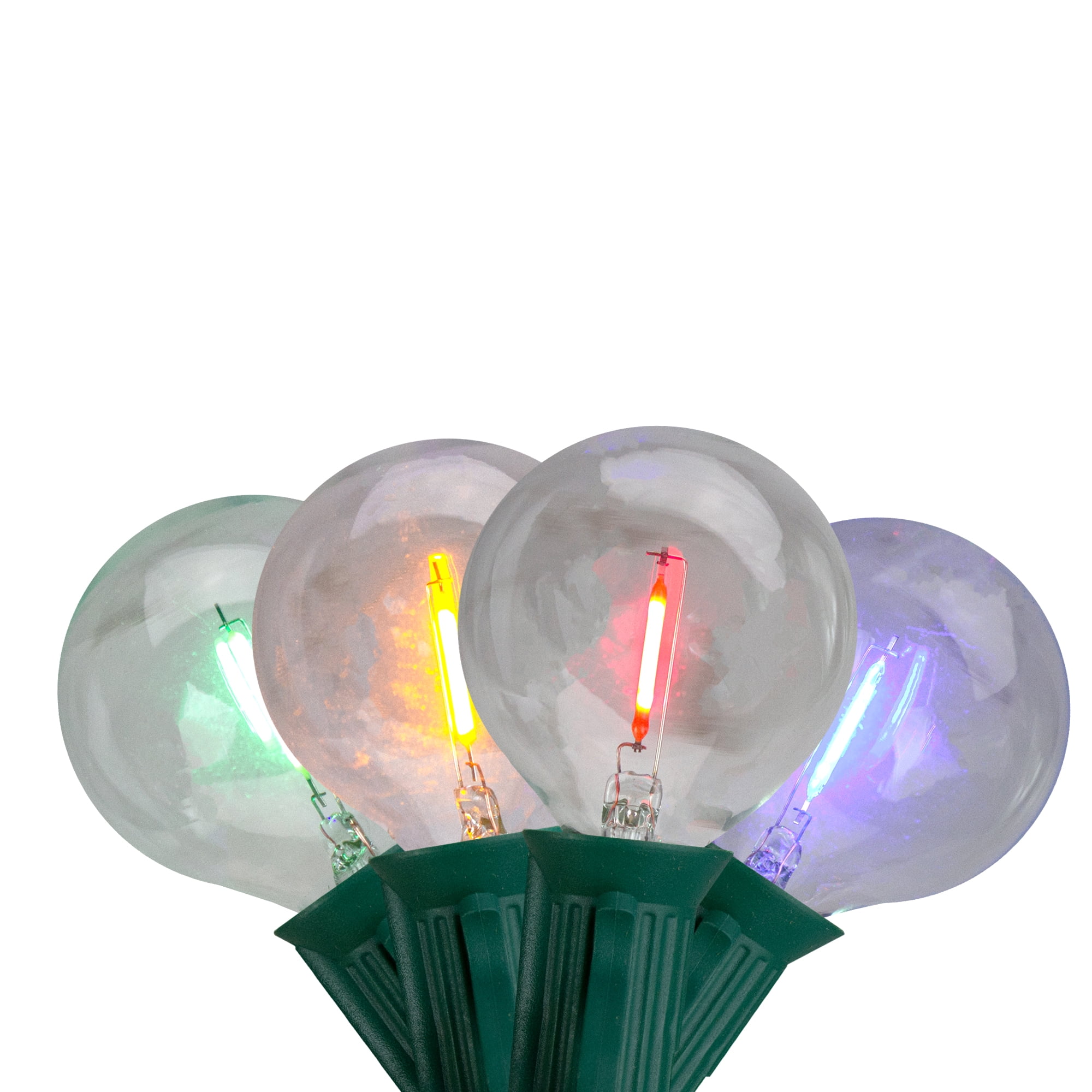 Northlight 10 Count LED G50 Globe Patio Lights with 10 ft. Wire