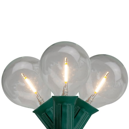 Northlight 10 Count LED G50 Globe Patio Lights with 10 ft. Wire