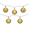 thumbnail image 1 of Northlight 10-Count LED Gold Christmas Bells Fairy Lights 5.5ft Copper Wire - 5.5', 1 of 5
