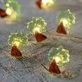 thumbnail image 1 of Northlight LED Palm Tree Fairy Lights - Warm White - 2.75'  Silver Wire - 10ct, 1 of 5