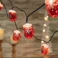 thumbnail image 1 of Northlight Snowflake Mitten Christmas Light Set - Clear - 7.5' Green Wire - 10ct, 1 of 7