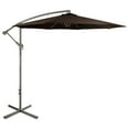 thumbnail image 1 of Northlight 10' Outdoor Patio Off-Set Crank and Tilt Umbrella - Brown, 1 of 6