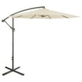 thumbnail image 1 of Northlight 10' Outdoor Patio Off-Set Umbrella with Crank and Tilt - Beige, 1 of 6