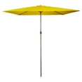 thumbnail image 1 of 10ft x 6.5ft Outdoor Patio Market Umbrella with Hand Crank, Yellow, 1 of 3