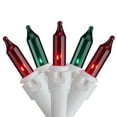 thumbnail image 1 of Northlight 100-Count Red and Green Mini Christmas Lights - 28.8ft White Wire - 28.8', 1 of 2