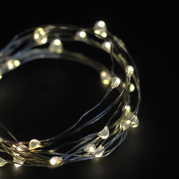 Northlight LED Micro Fairy Christmas Lights - Warm White - 16.25' Copper Wire - 100ct