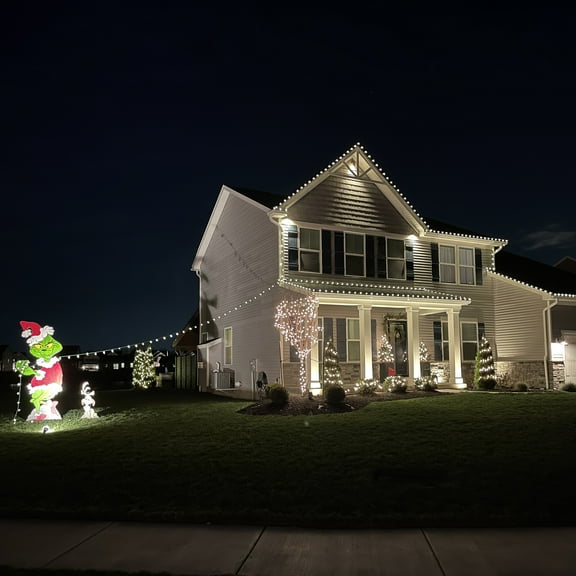 Northlight LED Faceted C9 Christmas Lights - Warm White - 66' Green Wire - 100ct