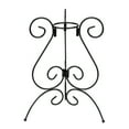 thumbnail image 1 of Northlight 11.25" Black Curved Scroll Design Outdoor Patio Garden Gazing Ball Stand, 1 of 1