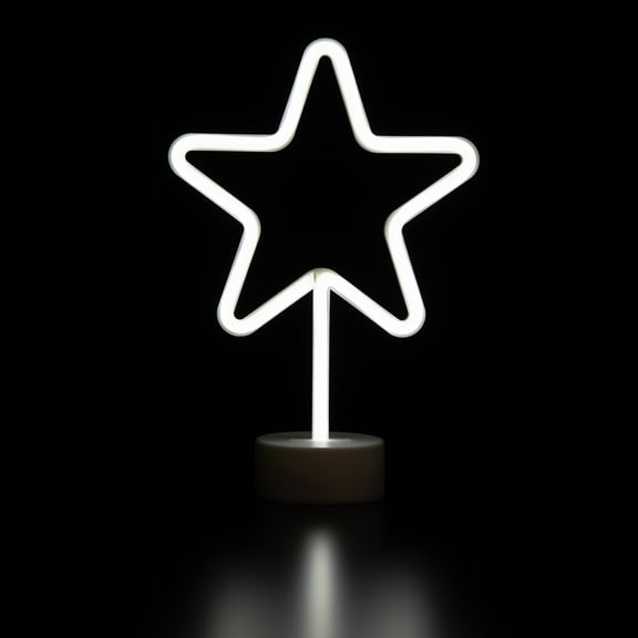 Northlight LED Star Neon Table Light - 11.5"