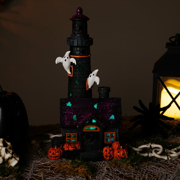 Northlight LED Lighted Haunted House Halloween Village Decoration - 11.75"
