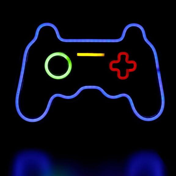 Northlight LED Video Game Controller Neon Lighted Wall Art - 11"