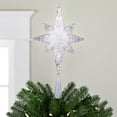 thumbnail image 1 of Northlight 11" Lighted 8 Point Bethlehem Star Christmas Tree Topper - Clear Lights , Green Wire, 1 of 6