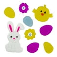 thumbnail image 1 of Northlight 11-Piece Bright Floral Spring Easter Egg Gel Window Clings, 1 of 2