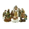 thumbnail image 1 of Northlight 11-Piece Gold Holy Family and Kings Inspirational Religious Christmas Nativity Figurines, 1 of 2