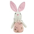 thumbnail image 1 of Northlight 11" Pink Spring Floral Easter Bunny Figure, 1 of 5