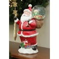 thumbnail image 1 of Northlight 11" Santa Claus with Toy Sack Glittering Snow Dome Snow Globe Christmas Table Top Figure, 1 of 2