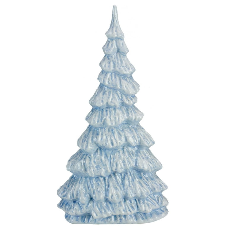 Cutting board - Whimsical Blue and Gray Christmas Tree - TizzleTop