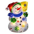 thumbnail image 1 of Northlight 12.5"" Lighted Snowman Christmas Window Silhouette Decor - White, 1 of 2