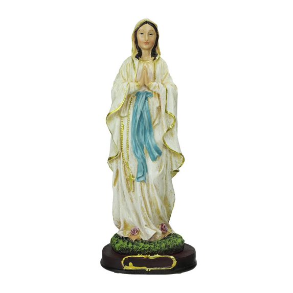 12" Distressed Blessed Mother Virgin Mary Religious Christmas Table Top Figure