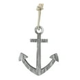 thumbnail image 1 of Northlight 12” Gray Cape Cod Inspired Wall Hanging Anchor, 1 of 3