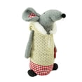 thumbnail image 1 of Northlight 12" Gray and Beige Standing Mouse with Hooded Coat Christmas Tabletop Decoration, 1 of 3