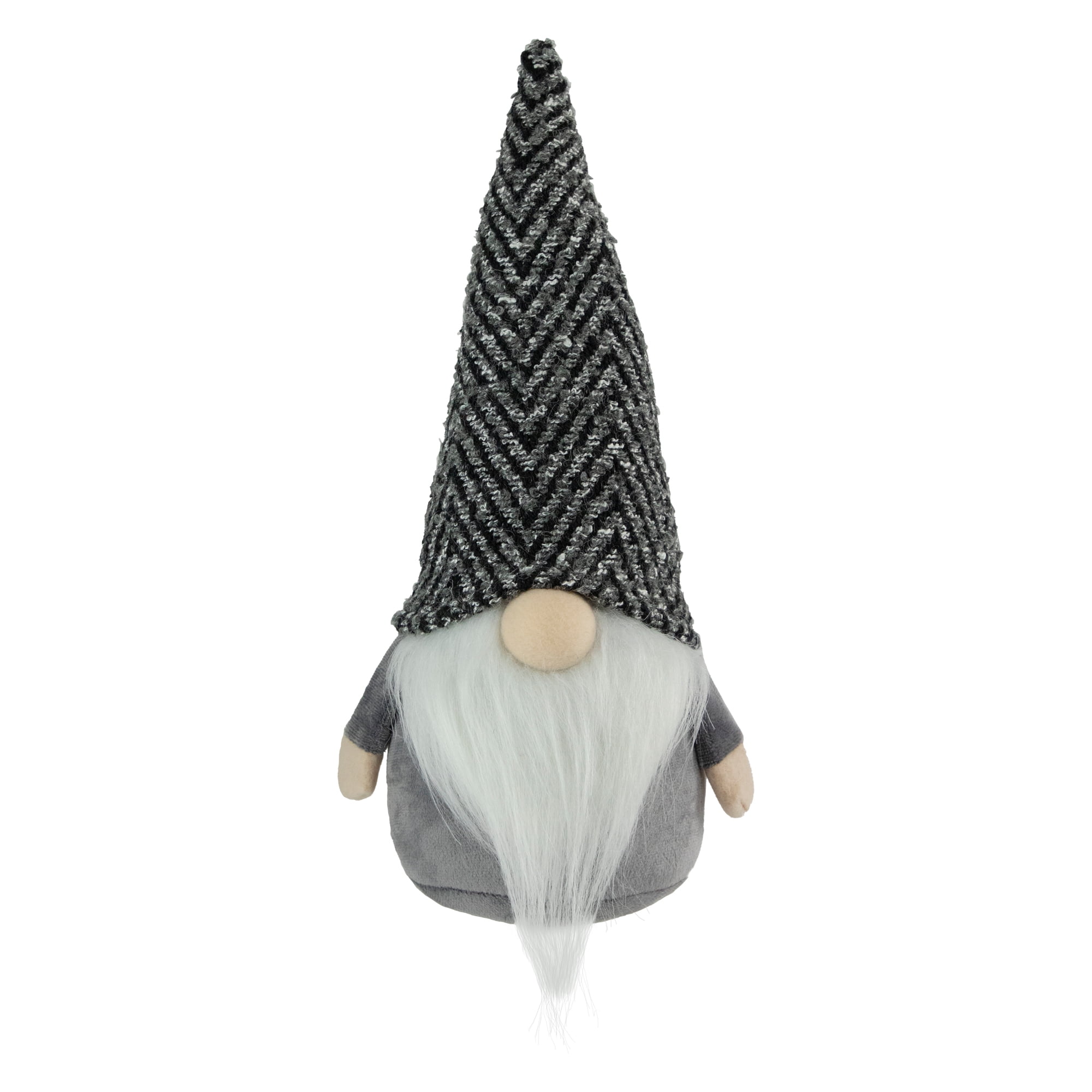 Northlight Standing Gnome with Chevron Hat Christmas Figure - 12 ...