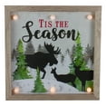 thumbnail image 1 of Northlight 12" Lighted 'Tis The Season' Christmas Wall Decor, 1 of 4