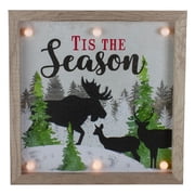 Northlight 12 Lighted Tis The Season Christmas Wall Decor