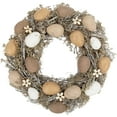 thumbnail image 1 of Northlight Neutral Earth Tones Small Speckled Egg Easter Twig Artificial Wreath - 12", 1 of 5