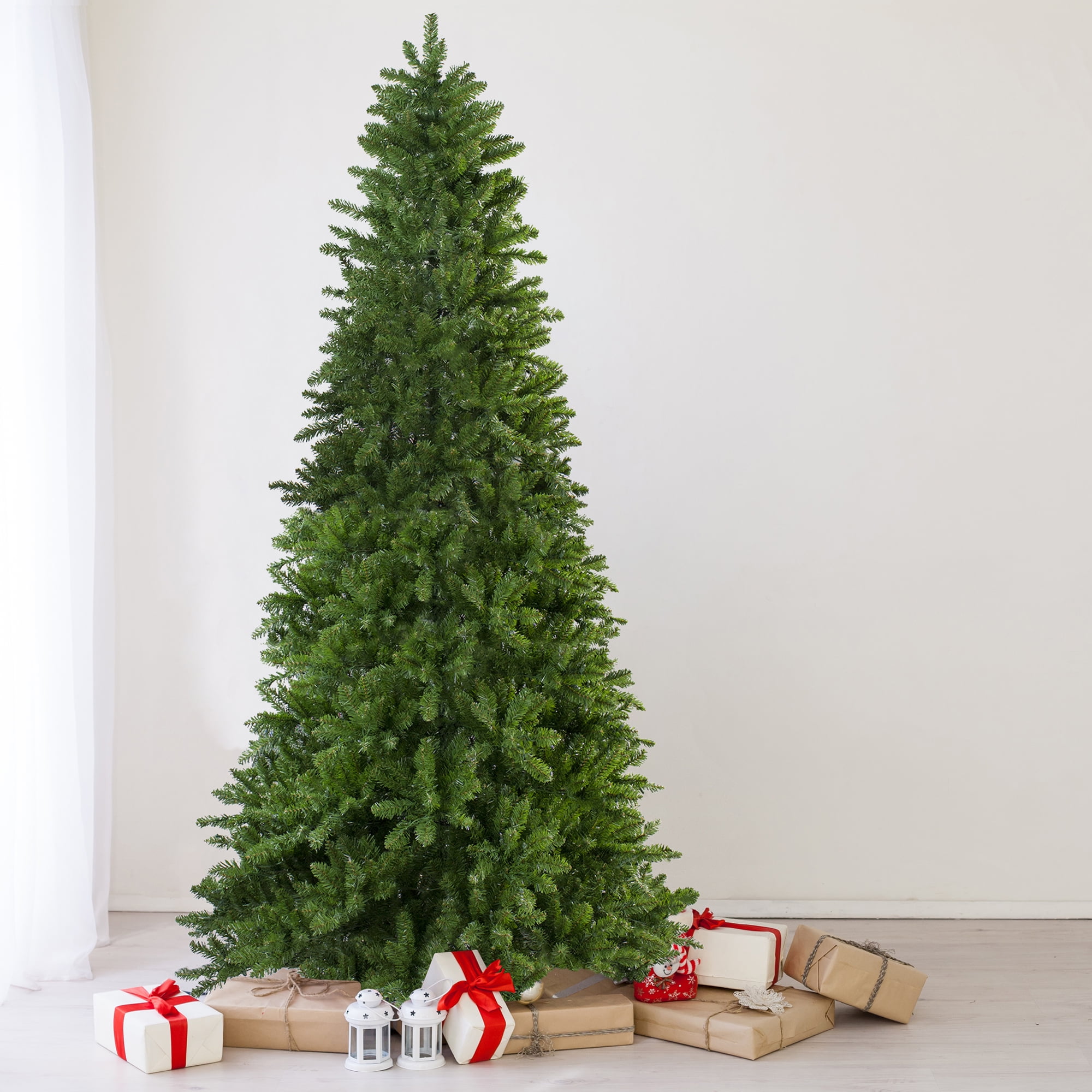 Artificial unlit christmas tree clearance