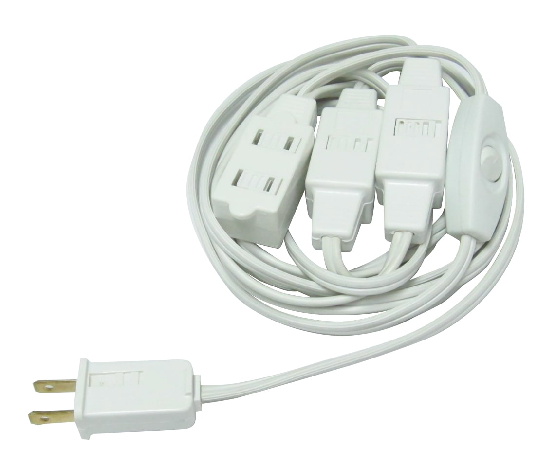 Northlight Indoor Polarized Extension Power Cord with 9Outlets 12