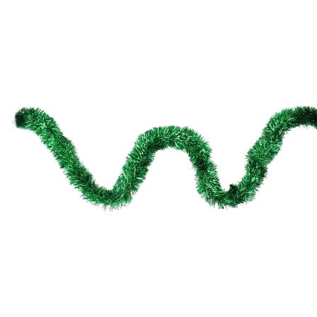 Northlight 12' x 2.5" Unlit Green Tinsel Christmas Garland