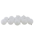 thumbnail image 1 of Northlight 12ct Shatterproof Shiny Christmas Ball Ornament Set 4" - White, 1 of 3
