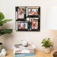 thumbnail image 1 of Northlight 13.75" Black Trimmed Glass Encased Collage Photo Picture Frame Wall Decoration, 1 of 7