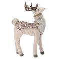 thumbnail image 1 of Northlight 13" Rose Gold Jeweled and Glittered Standing Deer Christmas Decoration, 1 of 2