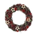 thumbnail image 1 of Northlight 13" Unlit Apples and Berries with Stars Christmas Wreath, 1 of 3
