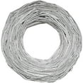 thumbnail image 1 of Northlight 13" Unlit Glittered Neutral Tones Artificial Christmas Twig Wreath, 1 of 2