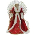 thumbnail image 1 of Northlight 14.5" Lighted Red and White Fiber Optic Angel Christmas Tree Topper, 1 of 2