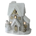 thumbnail image 1 of Northlight 14.5" Pre-Lit White Musical House with Snowman Christmas Tabletop Decor, 1 of 4
