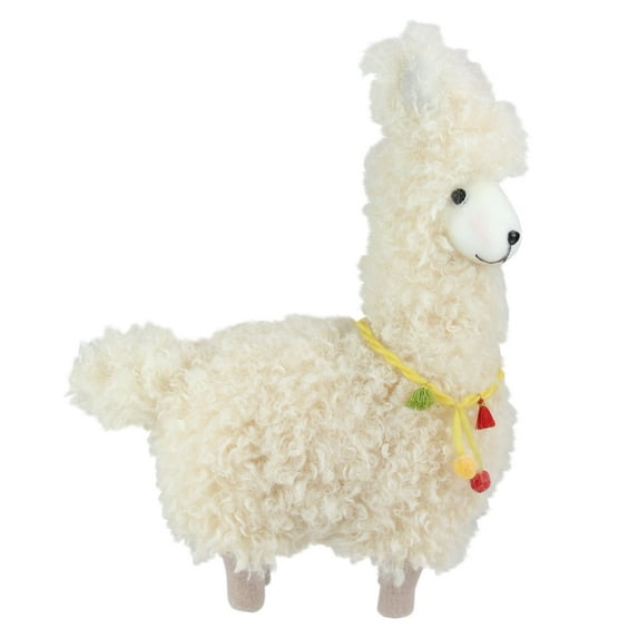 14" Fluffy Ultra Soft Standing Llama
