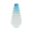 thumbnail image 1 of Northlight 14" Teardrop Shaped Ombre Textured Hand Blown Glass Vase - Blue, 1 of 3