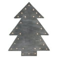 thumbnail image 1 of 15.75" Elephant Gray Battery Operated Pre-Lit Christmas Tree Tabletop Decor, 1 of 3