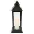 thumbnail image 1 of Northlight 15" LED Battery Operated Black Lantern with Flameless Candle, 1 of 5