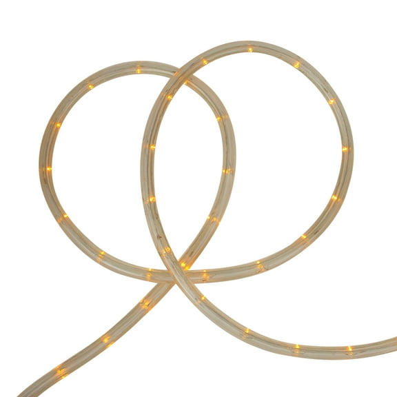 Northlight LED Commercial Grade Outdoor Christmas Spool Rope Lights - Yellow - 150' Clear Wire