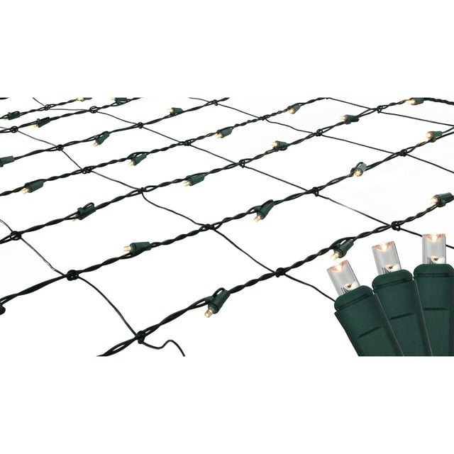 Northlight 150ct LED Wide Angle Christmas Net Lights Warm White 24