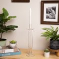 thumbnail image 1 of Northlight Glass Swirled Taper Candle Holder - 16", 1 of 6