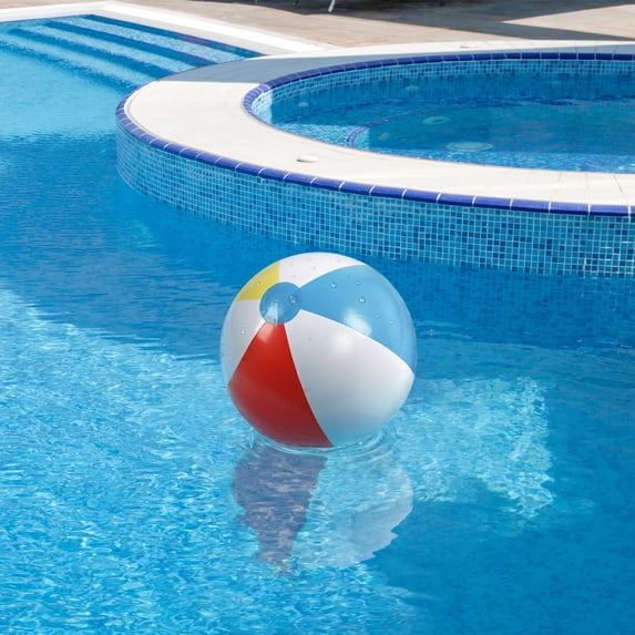 Northlight 16" Multi-Color 6 Panel Inflatable Beach Ball