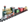 thumbnail image 1 of Northlight 16-Piece Battery Operated Lighted and Animated Continental Express Train Set with Sound, 1 of 3